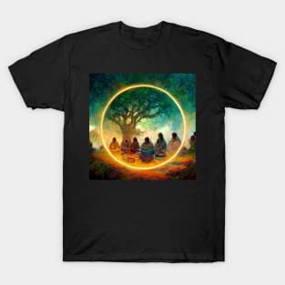 Drumming Circle Healing- best selling T-Shirt